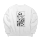 wktkライブ公式グッズショップのオシャレなてんあご Big Crew Neck Sweatshirt