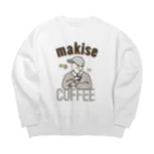 Makise COFFEE.のマキセコーヒー Big Crew Neck Sweatshirt