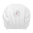 りんごちゃんのりんごちゃん Big Crew Neck Sweatshirt