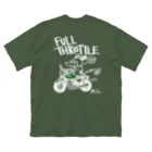 Hej-HejのVICTOR FULL THROTTLE ビッグシルエットTシャツ