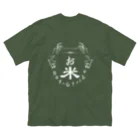 baygtribe ベイジートライブの米ティー お米ロゴ各種 ビッグシルエットTシャツ