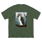 Sea of Grassの遠くを見るフィリピンワシ ビッグシルエットTシャツ