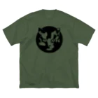 Fontaのジオメトリック猫 Big T-Shirt