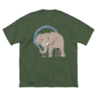 LalaHangeulのアフリカゾウさん　ハングルバージョン Big T-Shirt