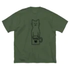 TGTの【猫コップ】 ビッグシルエットTシャツ