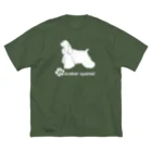 bow and arrow のアメリカンコッカースパニエル ビッグシルエットTシャツ