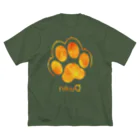 WebArtsの肉球をモチーフにしたオリジナルブランド「nikuQ」（犬タイプ）です ビッグシルエットTシャツ