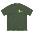 けいすけ_まちゃおのお抹茶スイーツ ワンポイント/Matcha sweets onepoint Big T-Shirt