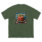 dakkyの還暦祝い「永遠のロック」3 Big T-Shirt