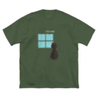 やまとねこのねこSTAYHOME ビッグシルエットTシャツ