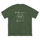 十姉妹の猫がいるので帰りたい(濃色用) Big T-Shirt