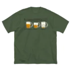 26REDのThree Different Pouring Methods ビッグシルエットTシャツ