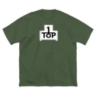 虚無の射精商店のTOP-WHITE（フロントのみ） Big T-Shirt