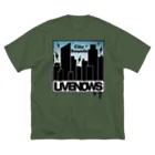 PB.DesignsのLIVENOWS - City Sounds ビッグシルエットTシャツ
