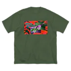 QB🦖のチグハグ ビッグシルエットTシャツ