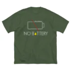 StudioチャカののNO BATTERY Big T-Shirt