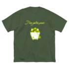 どるちぇ＊うさぎの《ネオンシリーズ》＊I love yellow green*みけ＊ ビッグシルエットTシャツ