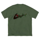 ラブバズの"LOVEBUZZ"REDROSE/BLK/MINI Big T-Shirt