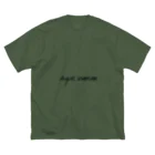 August seventeenの釣りガールTシャツ ビッグシルエットTシャツ