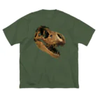 RubbishのT. Rex 頭骨 ビッグシルエットTシャツ