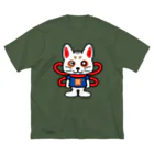 コマンドプラスのコマ犬のコマプラくん ビッグシルエットTシャツ