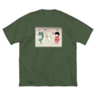 いろはにゃんこ堂の百鬼夜行 ビッグシルエットTシャツ