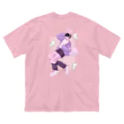 やカﾂのうさぎくん２ ビッグシルエットTシャツ