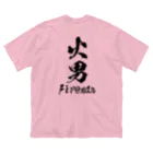 くっきぃの火男 ビッグシルエットTシャツ