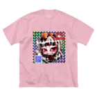 えまえま🍥仮想的絵師の閻魔閻魔ちゃんです。 ビッグシルエットTシャツ