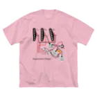 173H DesignのStratocaster wired ビッグシルエットTシャツ