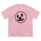 週刊少年ライジングサンズのSmile Face Black Line Big T-Shirt