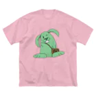 Pat's WorksのMinty the Rabbit ビッグシルエットTシャツ