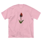 ?の苺の華 ビッグシルエットTシャツ