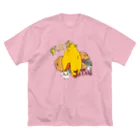 ずっこけJAPANのじゃが猫パラダイス Big T-Shirt