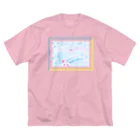 まつこのSummer Breeze Big T-Shirt