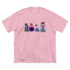 ヤママユ(ヤママユ・ペンギイナ)のいずれ菖蒲か杜若₋Aptenodytes Kimono Penguins- Big T-Shirt