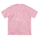  ぽにぽに通信ショップのこどもが描いた絵の服 ビッグシルエットTシャツ