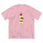 ekubostoreのトリオ・ザ・プリン 「ガンバ」 ビッグシルエットTシャツ