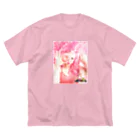 さくら5さいのpink01 ビッグシルエットTシャツ