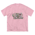 へーはちのみせのキリンさんぼん他 ビッグシルエットTシャツ