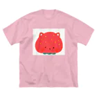 美味しくて可愛いお店のいちごねこ ビッグシルエットTシャツ