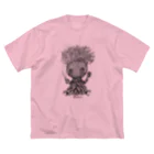  Dark blancoのDark blanco "Monster 17" ビッグシルエットTシャツ