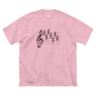 音楽レッスン・音楽モチーフ・音楽教室の#の順番知ってる？ ビッグシルエットTシャツ