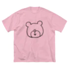 kotubu..のおとぼけクマ ビッグシルエットTシャツ