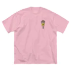 うさぎさんちのわいわいうさぎちゃん ビッグシルエットTシャツ