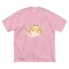 こげつきおっぽの尊いモモンガ ビッグシルエットTシャツ