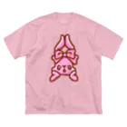 アトリエMimiのぶりっ子うさぎ ビッグシルエットTシャツ