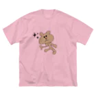 ポイのクマクマハッピー ビッグシルエットTシャツ