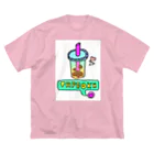 りんご飴。のタぺオカ ビッグシルエットTシャツ