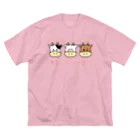 ウチのMEIGENやさんのうし、みっつです ビッグシルエットTシャツ